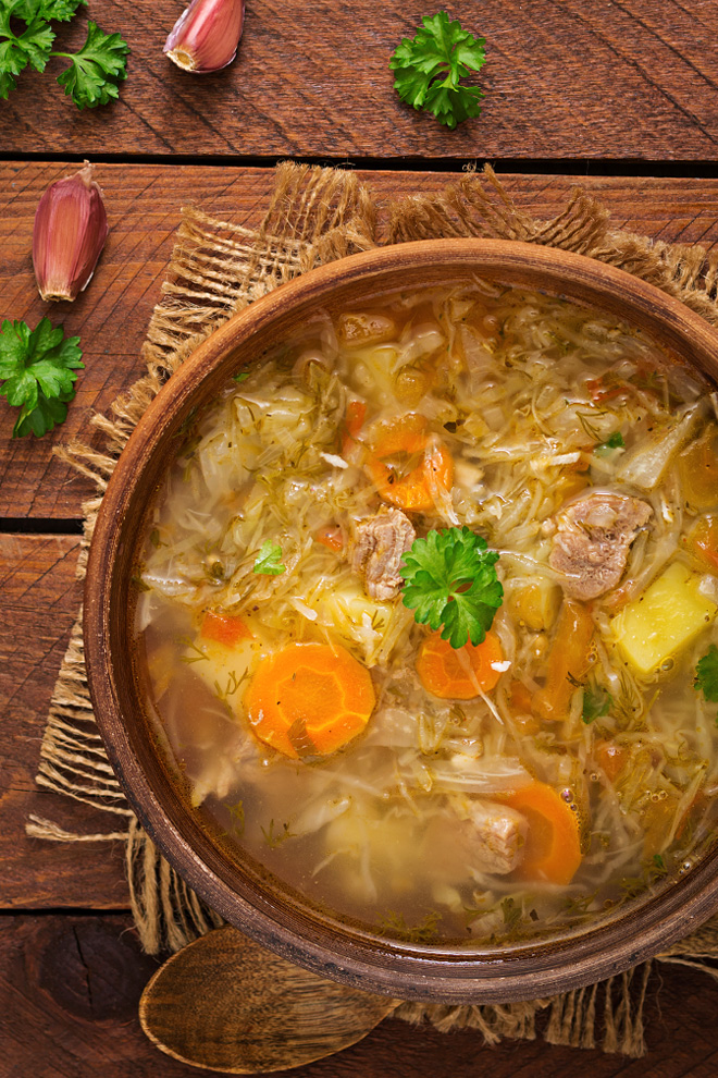 Kapuśniak: Polish Sauerkraut Soup Recipe